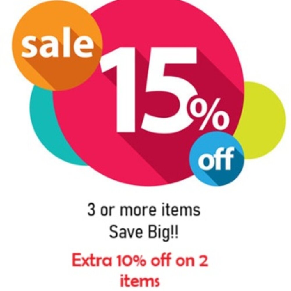 15% off on bundles